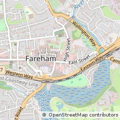 Map of Fareham, Hampshire