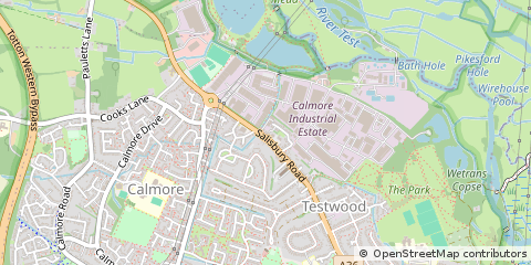 Map of Southampton, Hampshire