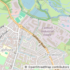 Map of Southampton, Hampshire