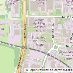 Map of Cramlington, Northumberland