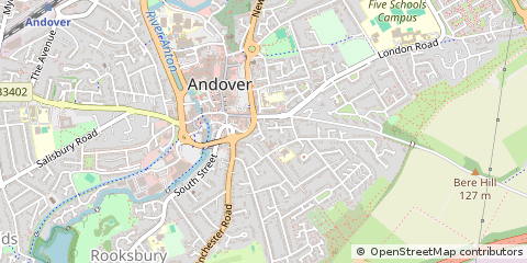 Map of Andover