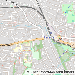 Map of Fareham, Hampshire