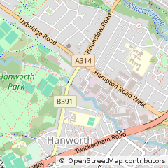 Map of Feltham, Middlesex