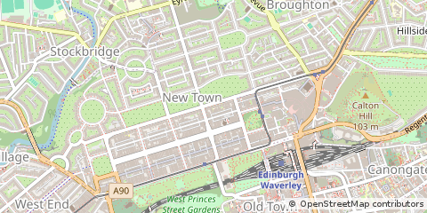 Map of Edinburgh