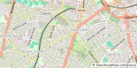 Map of Oldham