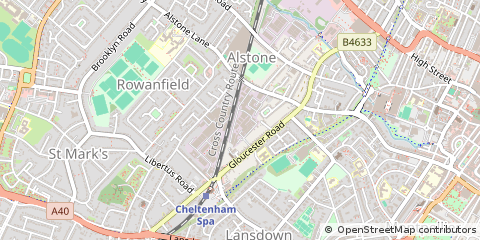 Map of Cheltenham