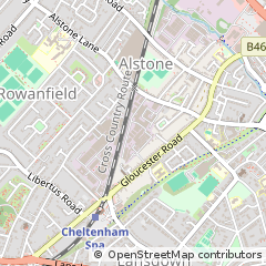 Map of Cheltenham