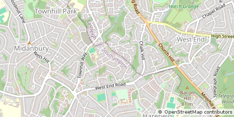 Map of Southampton