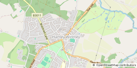 Map of Hook, Hants