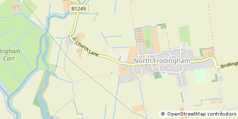 Map of East Yorkshire