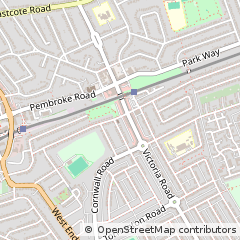 Map of Ruislip Manor, Middlesex