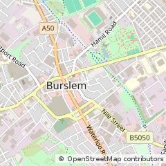 Map of Stoke on Trent