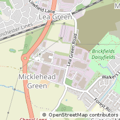 Map of ST Helens, Merseyside