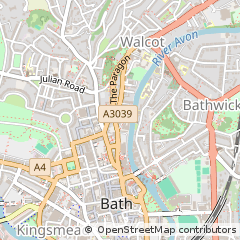 Map of Bath