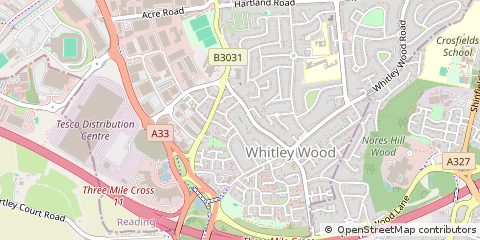 Map of Reading, Berkshire