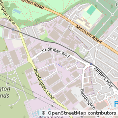 Map of Croydon