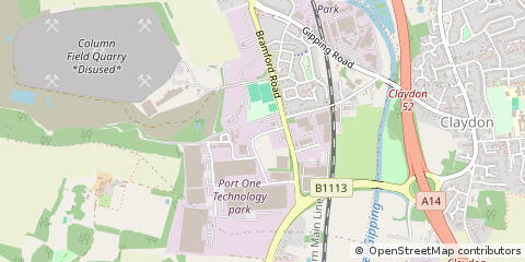 Map of Ipswich, Suffolk