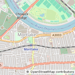 Map of Mortlake