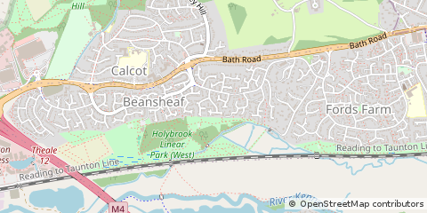 Map of Reading, Berkshire