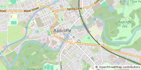 Map of Manchester, Lancs