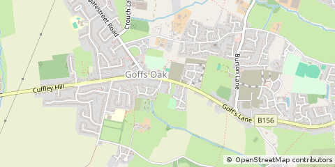 Map of Waltham Cross, Hertfordshire