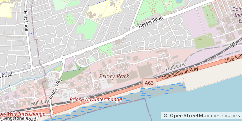 Map of Hull, North Humberside