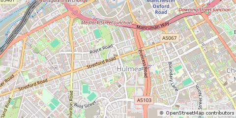 Map of Manchester