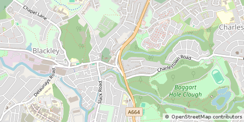 Map of Manchester