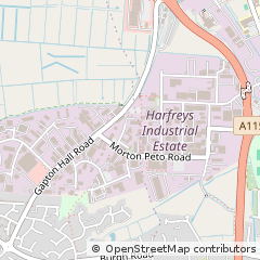 Map of Great Yarmouth, Norfolk,