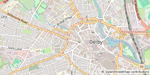 Map of Derby