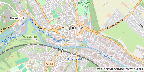 Map of Brighouse