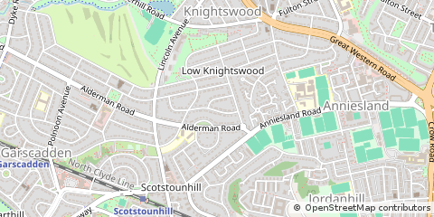 Map of Glasgow