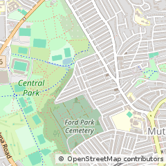 Map of Peverell, Plymouth