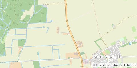 Map of York, East Riding of Yorkshire