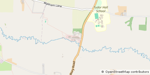 Map of Bourton-on-the-Water, Gloucestershire