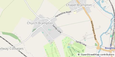 Map of Northampton, Northamptonshire