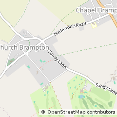 Map of Northampton, Northamptonshire