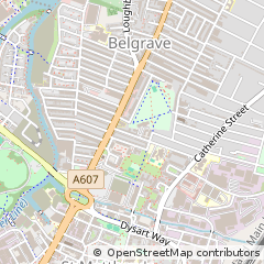 Map of Leicester, Leicestershire