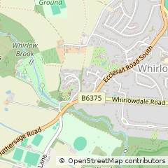 Map of Sheffield, South Yorkshire