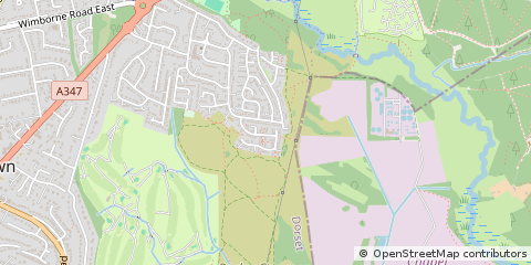 Map of Bournemouth, Dorset