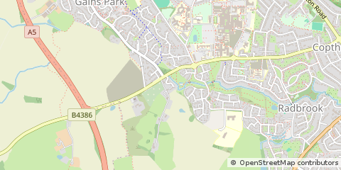 Map of Shrewsbury