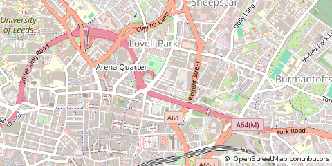 Map of Leeds