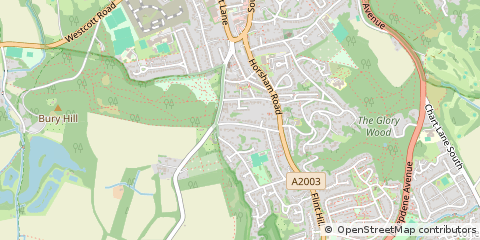 Map of Surrey