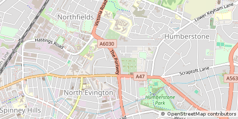 Map of Leicester