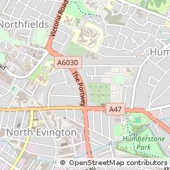 Map of Leicester