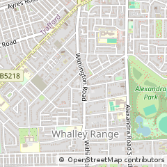 Map of Manchester