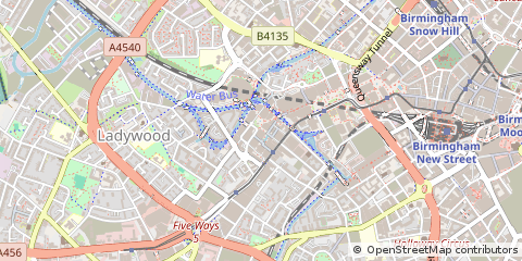 Map of Birmingham