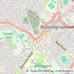 Map of Bromsgrove