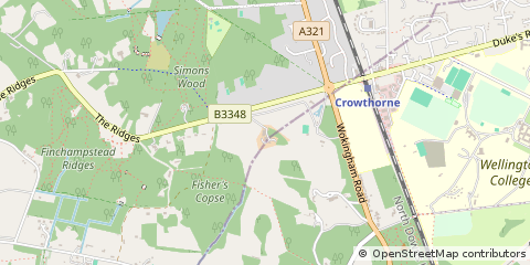Map of Crowthorne