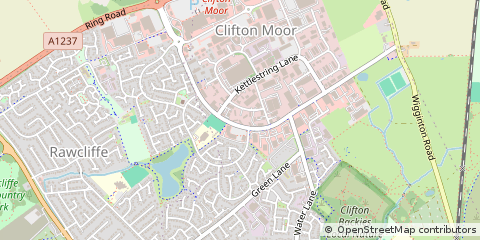 Map of York, North Yorkshire